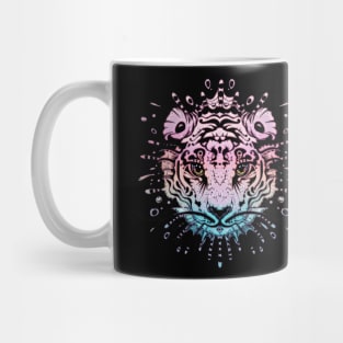 Colorful fantasy tiger head Mug